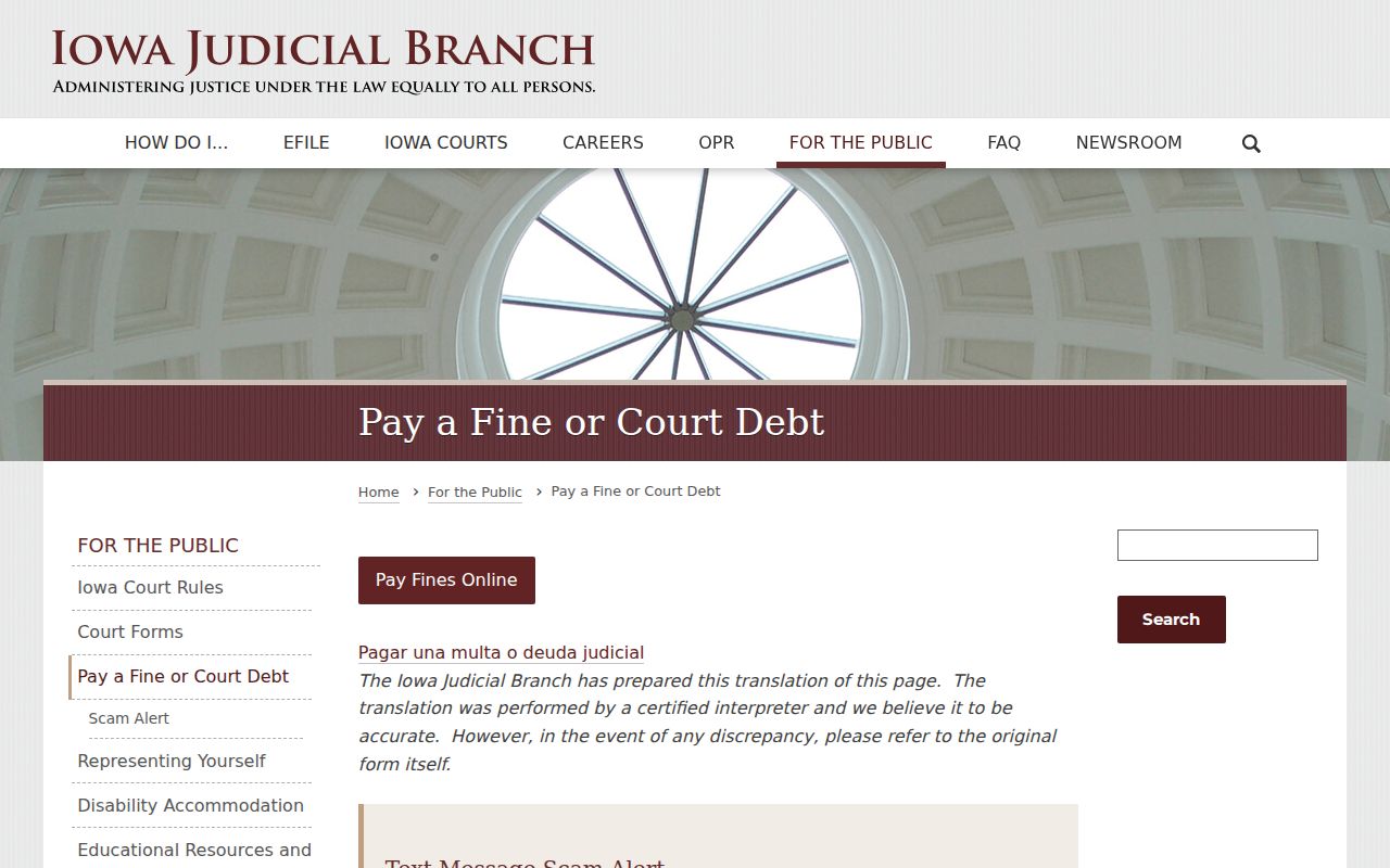 Cass County warrant lookup official fine payment guidance